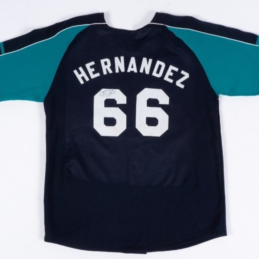Felix Hernandez Signed Mariners Blue/Teal Jersey - TMN COA