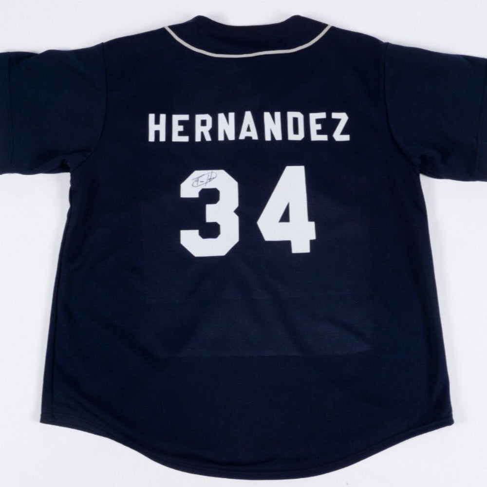 Felix Hernandez Signed Mariners Blue Jersey - TMN COA
