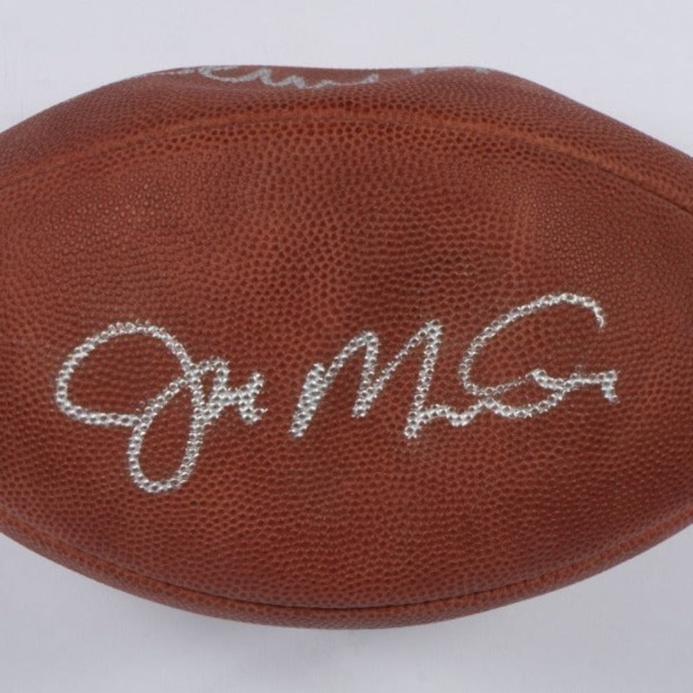 JOE MONTANA &amp; JERRY RICE SIGNED FOOTBALL - JSA