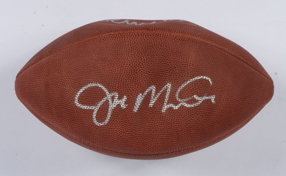 JOE MONTANA &amp; JERRY RICE SIGNED FOOTBALL - JSA