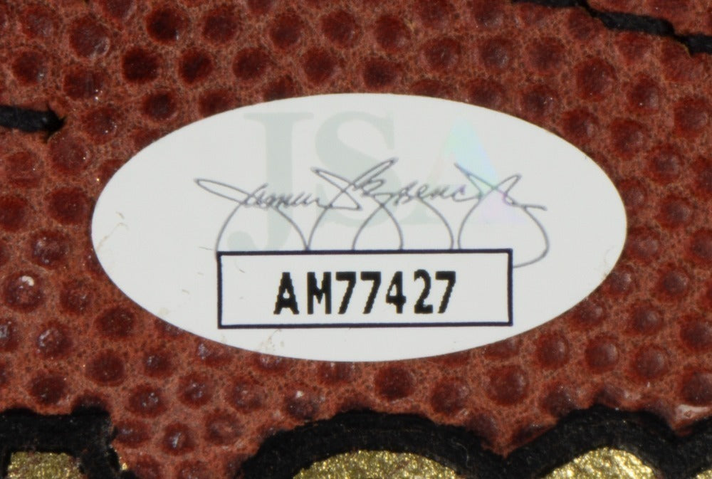 JOE MONTANA &amp; JERRY RICE SIGNED FOOTBALL - JSA