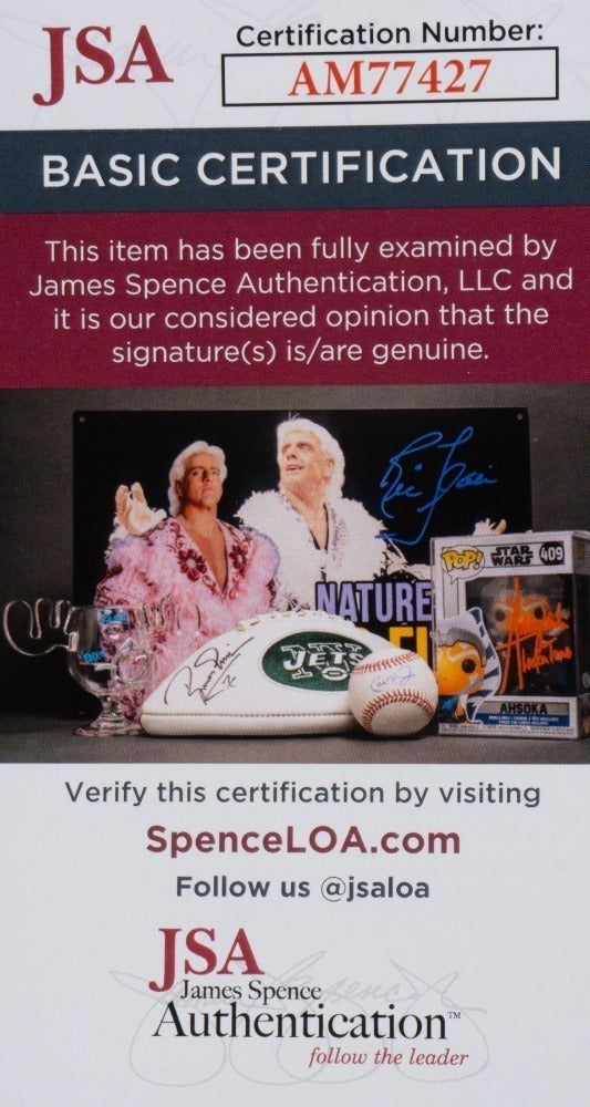 JOE MONTANA &amp; JERRY RICE SIGNED FOOTBALL - JSA