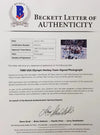 1980 USA Hockey Miracle On Ice Team (12 Signatures) Signed 16×20 Photo (Beckett LOA)