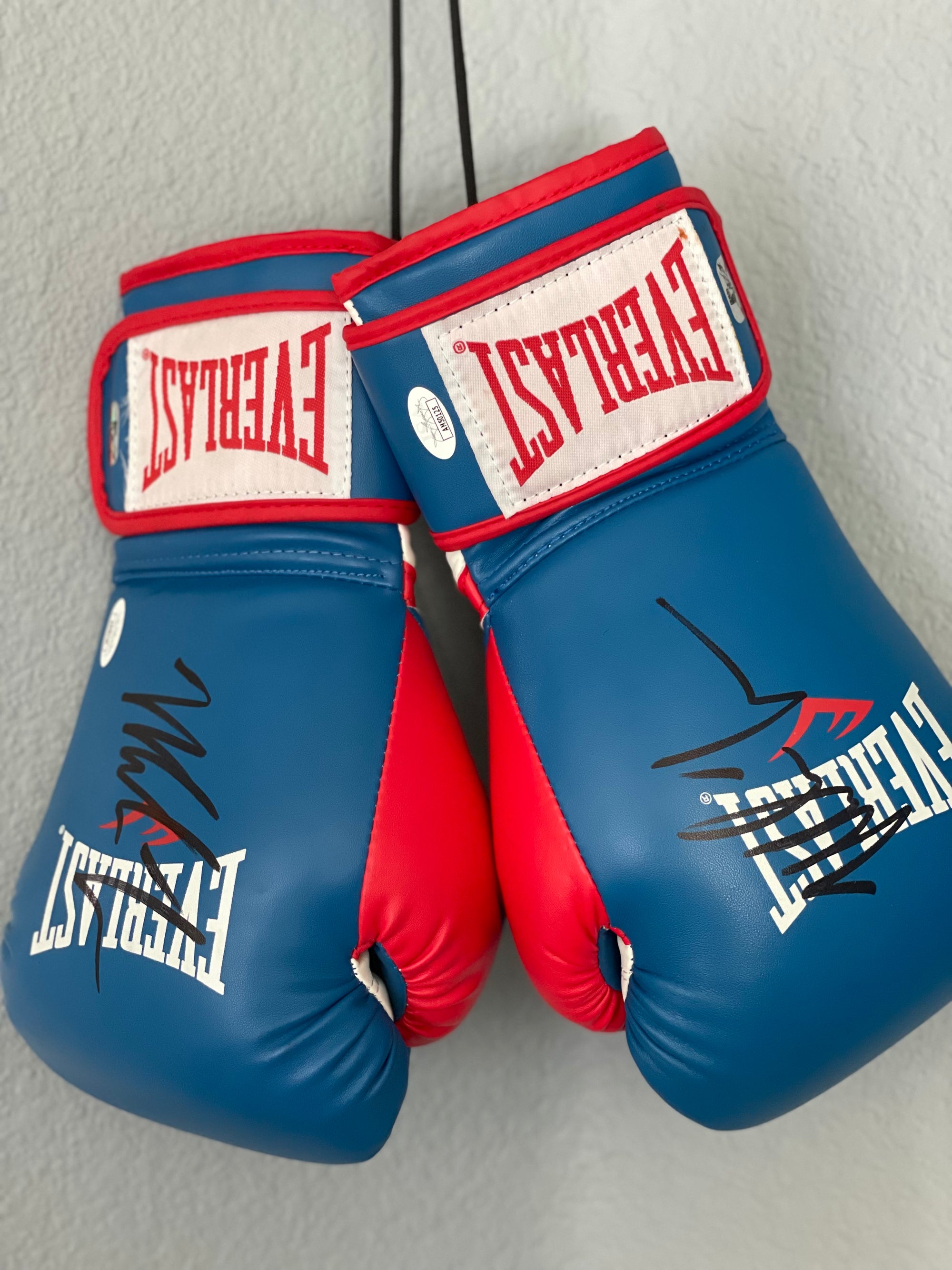 Mike Tyson Twice-Signed Pair of Everlast Boxing Gloves (JSA & Tyson)