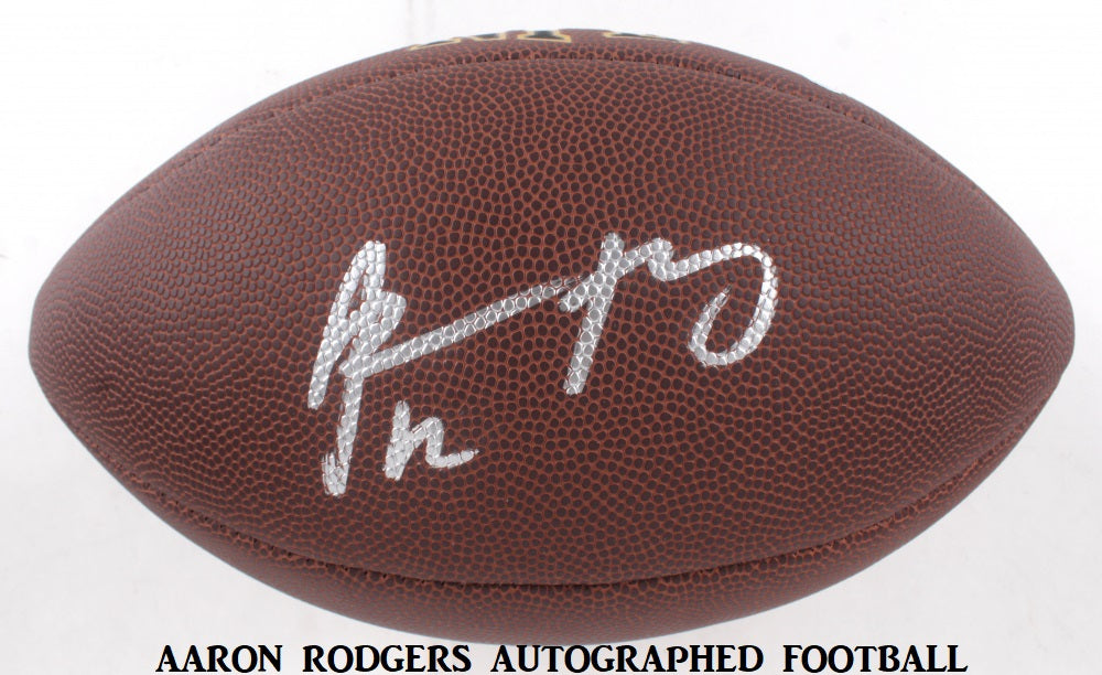 Aaron Rodgers Signed Football (Steiner)