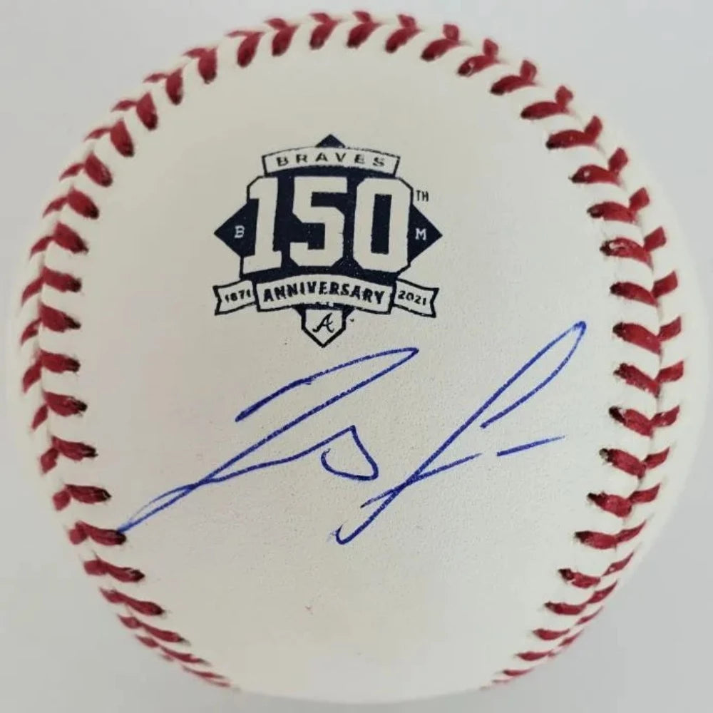 Ronald Acuna Jr. Signed 150th Anniversary OML Baseball (JSA & USA SM)