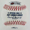 Ronald Acuna Jr. “For 44” Signed Official 2021 World Series Baseball (JSA Witness &amp; USA SM COAs)