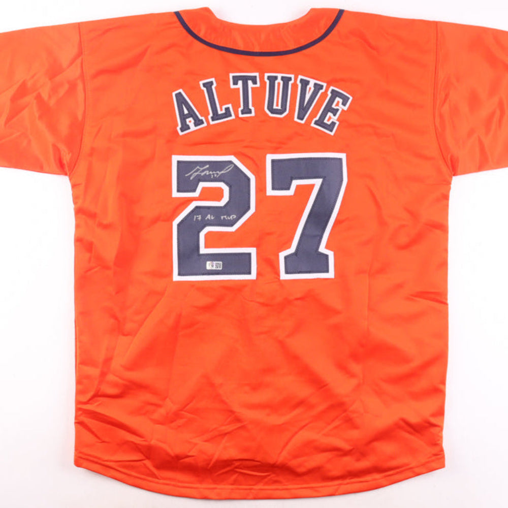 Jose Altuve Signed Astros Orange Jersey With "17 AL MVP" (GT Sports)