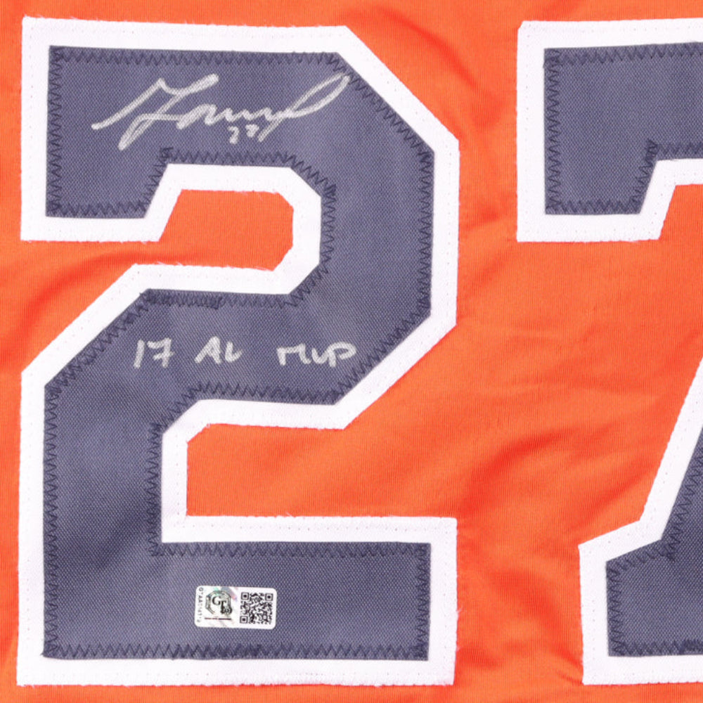 Jose Altuve Signed Astros Orange Jersey With "17 AL MVP" (GT Sports)