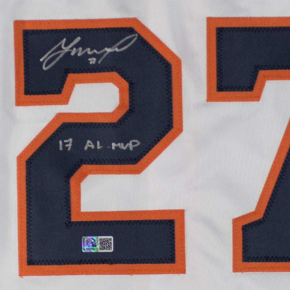 Jose Altuve Signed Astros White Jersey With "17 AL MVP" (GT Sports)