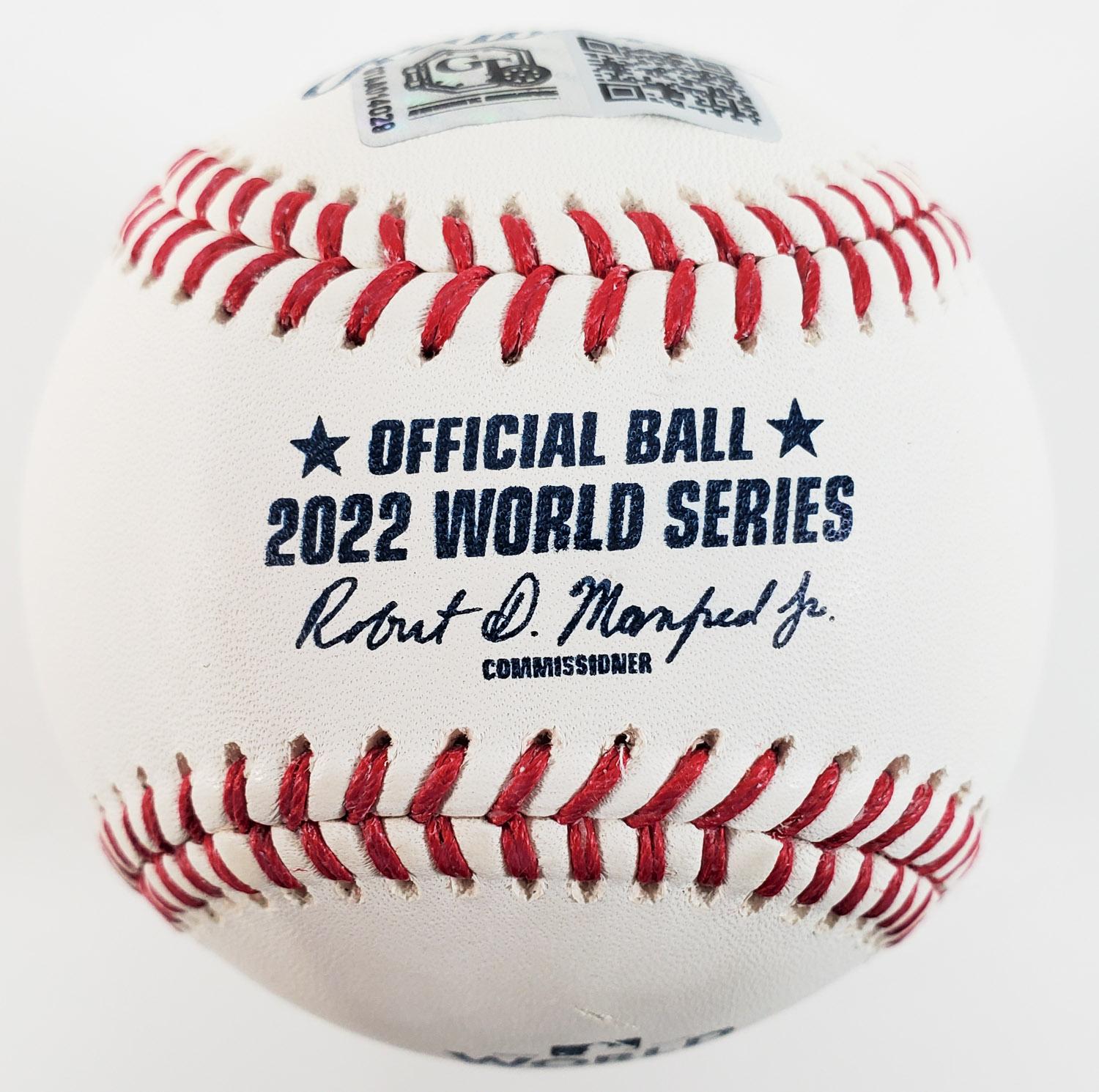 Jose Altuve Signed 2022 World Series Baseball (GT Sports)