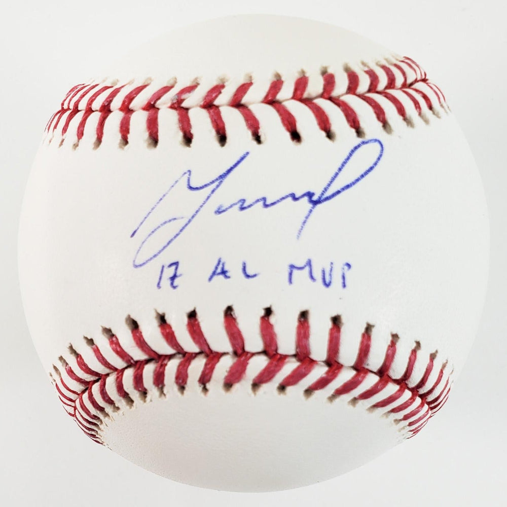 Jose Altuve Signed OML Baseball With "17 AL MVP" (Beckett)