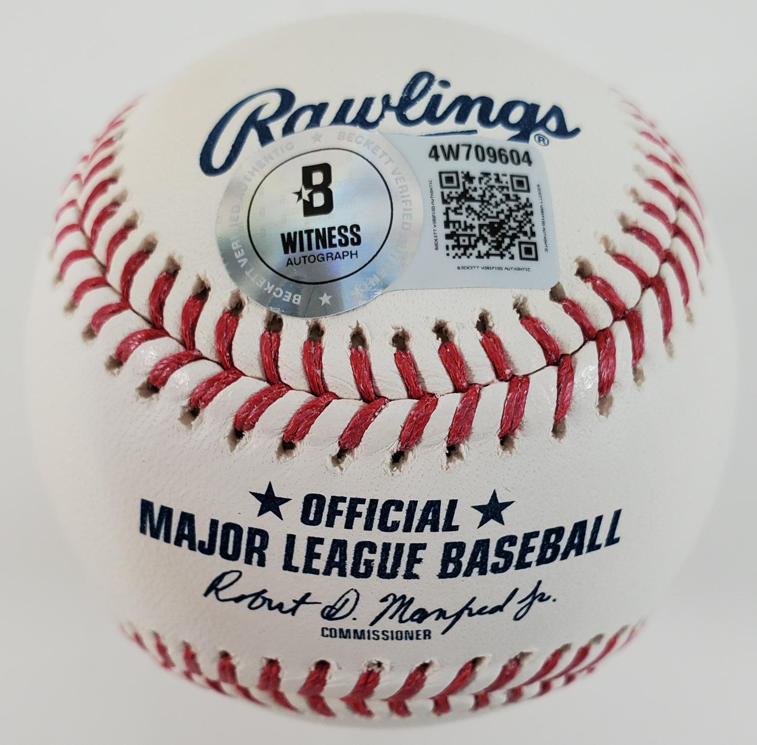 Jose Altuve Signed OML Baseball With "17 AL MVP" (Beckett)