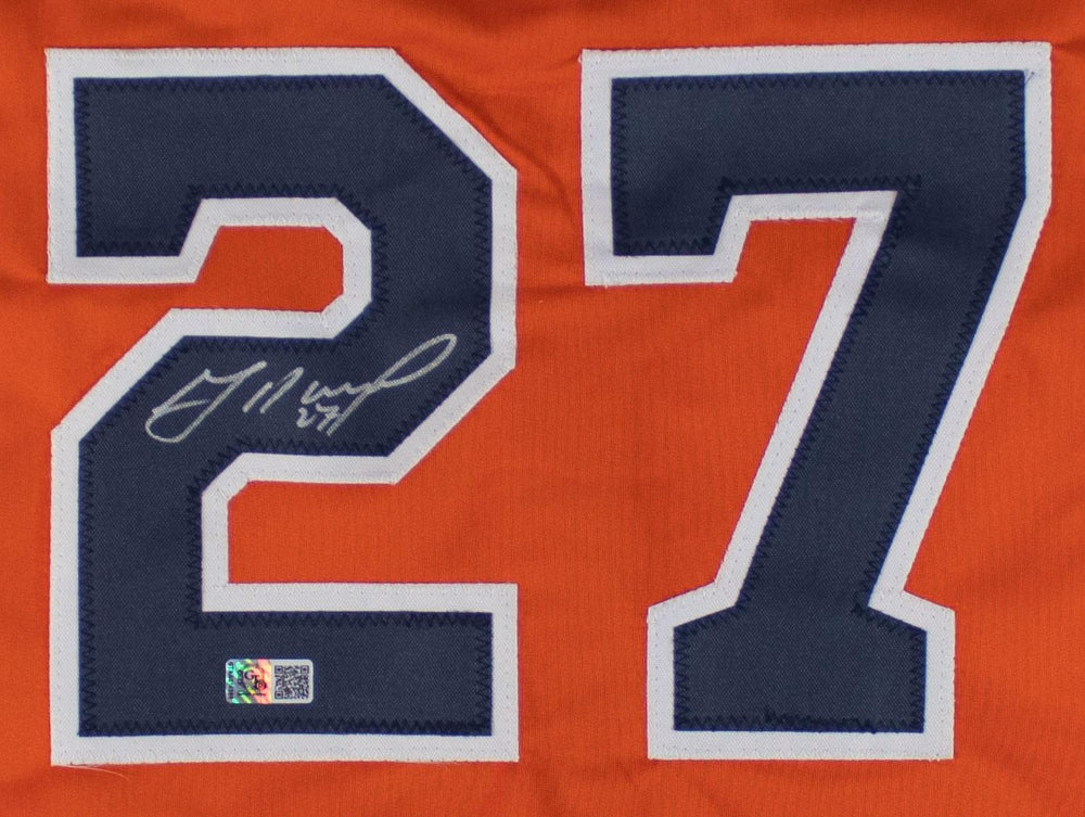 Jose Altuve Signed Houston Astros Orange Jersey (GT Sports Witness Certified)