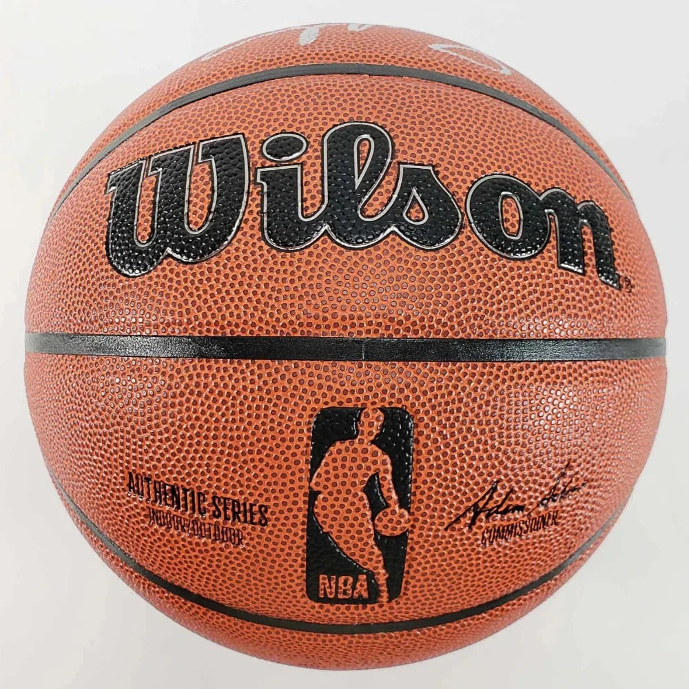 Alonzo Mourning Signed Wilson Indoor/Outdoor Basketball (Beckett Witness Certified)