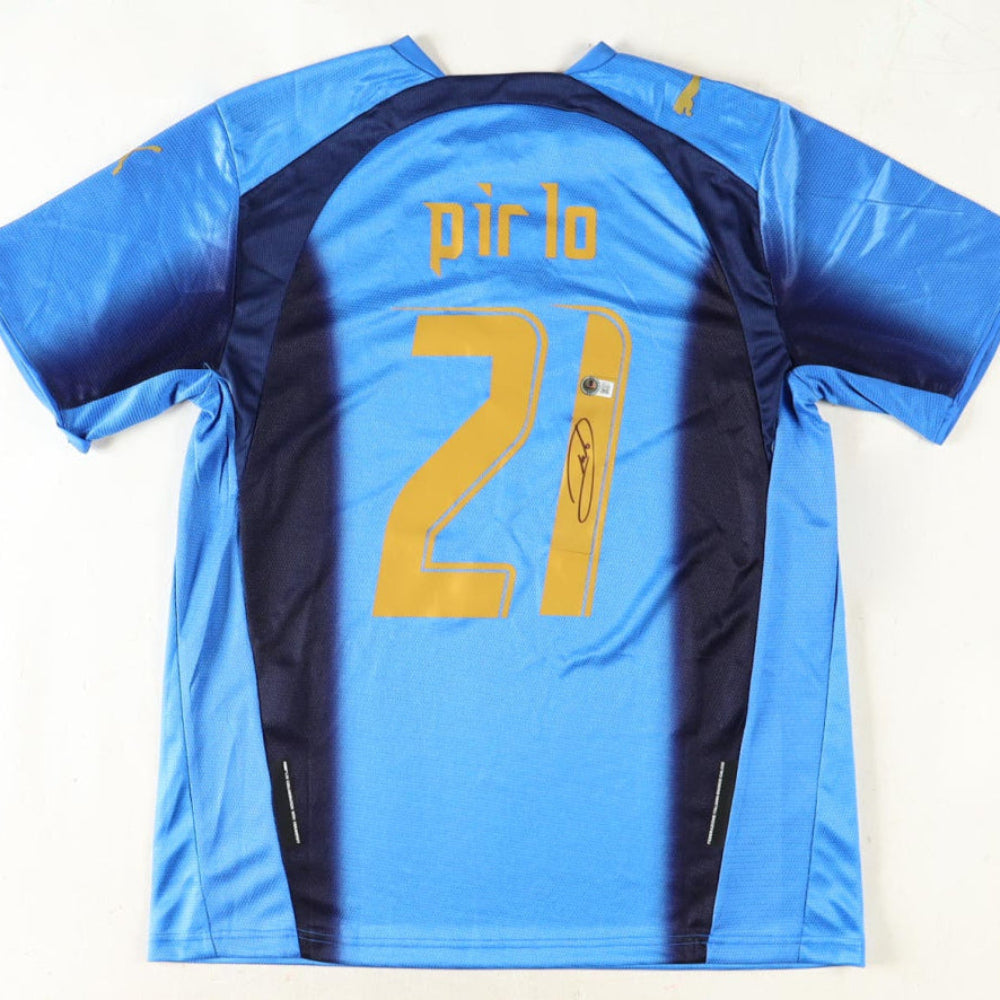 Andrea Pirlo Signed Italy Jersey (Beckett)