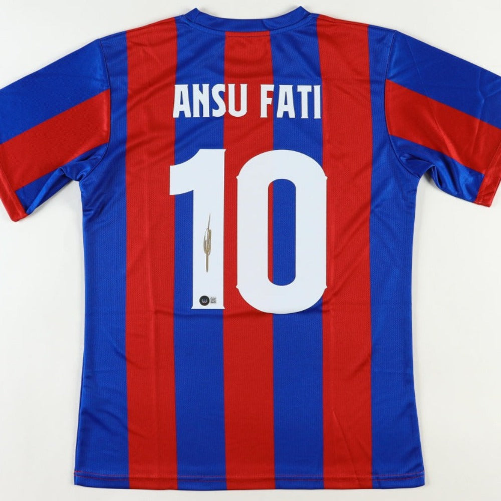 Ansu Fati Signed FC Barcelona Jersey (Beckett)