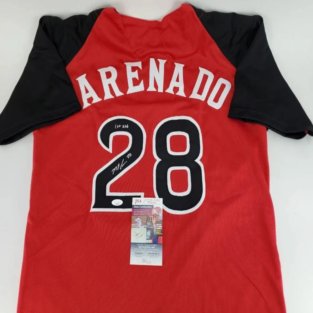 Nolan Arenado Signed 2015 MLB All-Star Game Jersey With “1st ASG” (JSA COA)