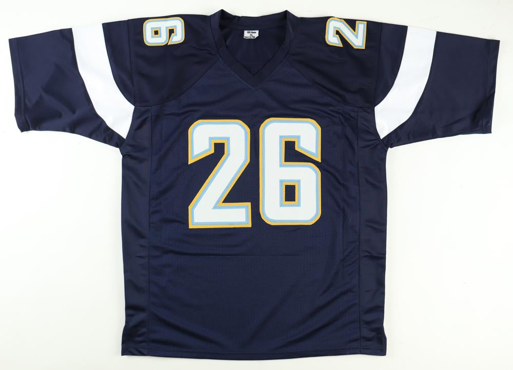 Asante Samuel Jr. Signed Dark Blue Jersey (JSA &amp; Players Ink)