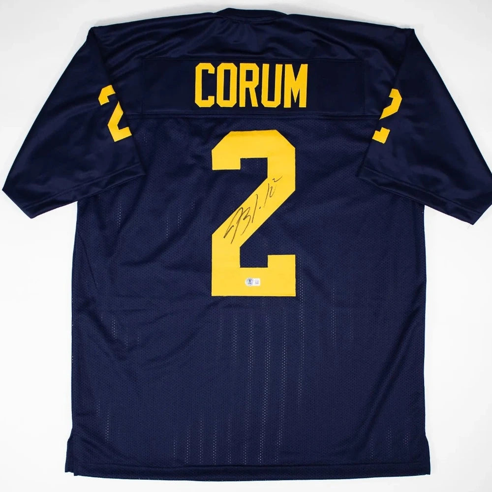 Blake Corum Signed Michigan Wolverines Jersey (Beckett Witness Certified)