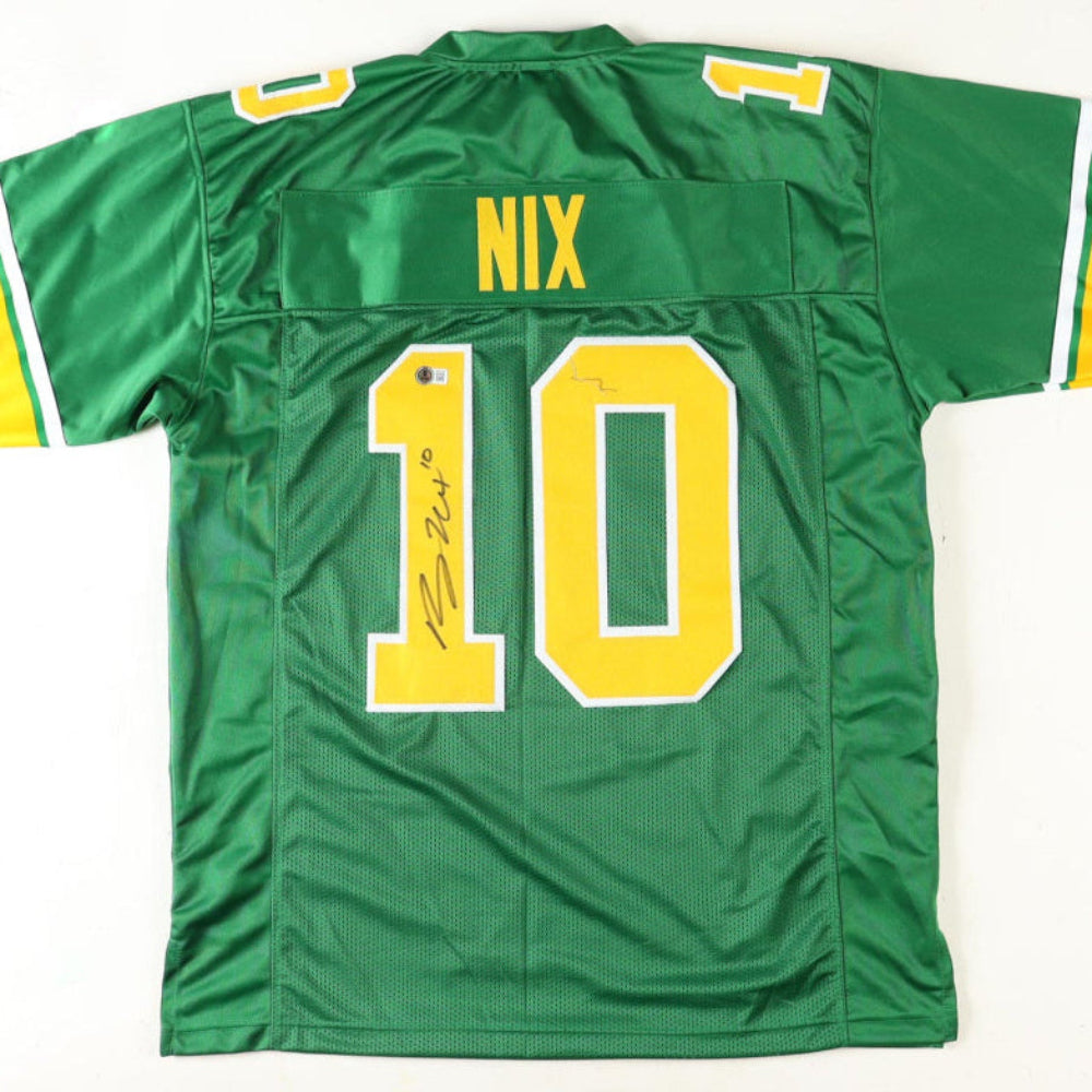 Bo Nix Signed Oregon Ducks Jersey (Beckett)