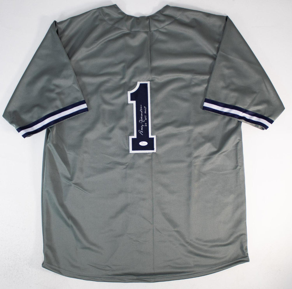Bobby Richardson Signed New York Yankees Jersey with "60 WS MVP"  (JSA Witness COA)