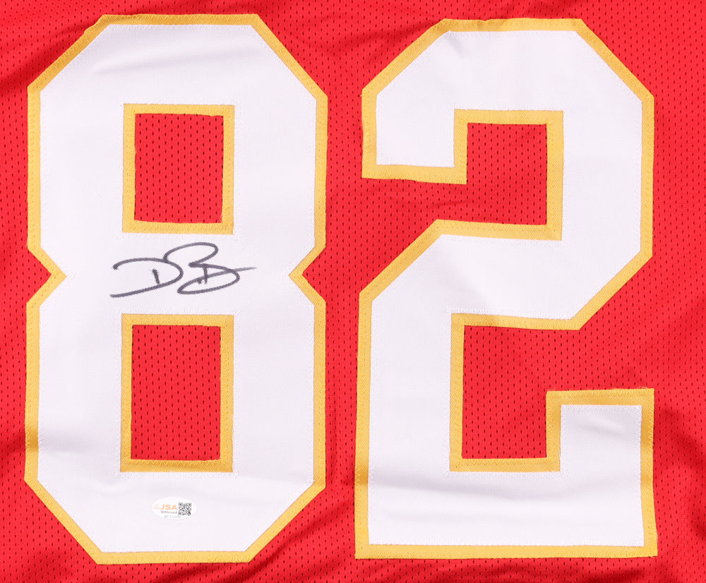 Dwayne Bowe Signed Chiefs Career Highlight Stat Jersey (JSA)