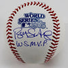 Bret Saberhagen “W.S. M.V.P.” Signed Official 1985 World Series Baseball (JSA Witness COA)