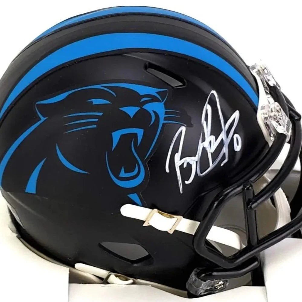 Brian Burns Signed Carolina Panthers Speed Mini Helmet (JSA Witness COA)