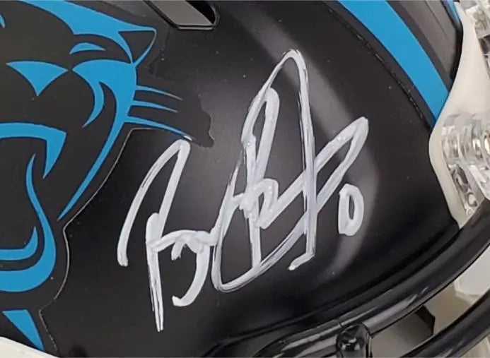 Brian Burns Signed Carolina Panthers Speed Mini Helmet (JSA Witness COA)