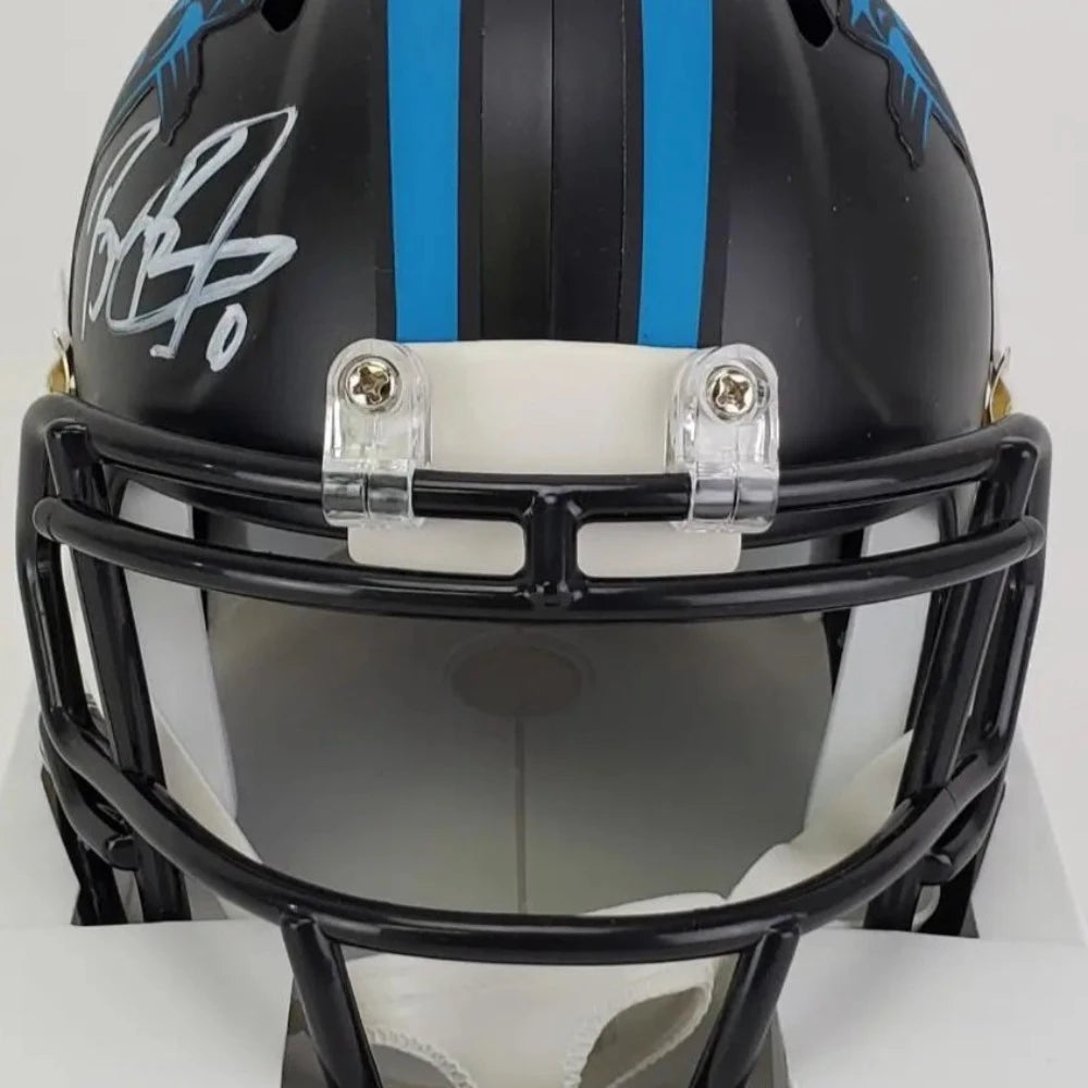 Brian Burns Signed Carolina Panthers Speed Mini Helmet (JSA Witness COA)