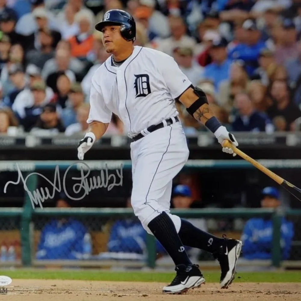 Miguel Cabrera Signed Tigers 16x20 Photo (JSA COA)