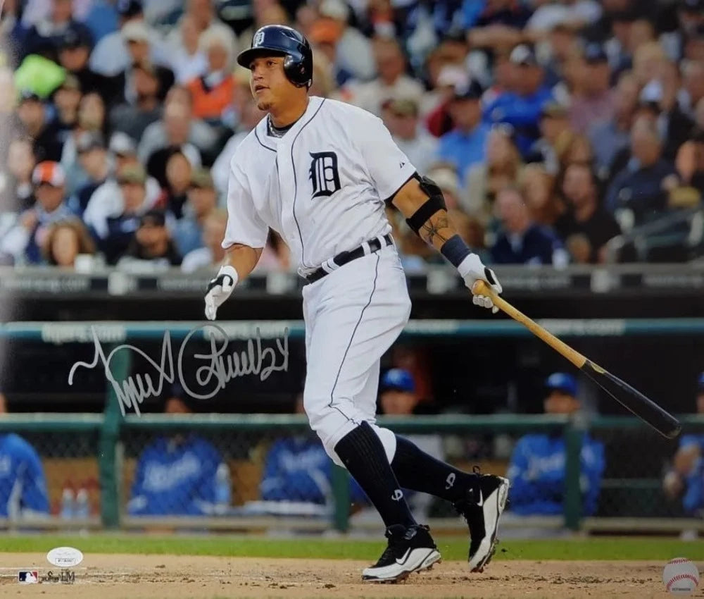 Miguel Cabrera Signed Tigers 16x20 Photo (JSA COA)