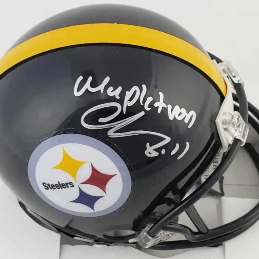 Chase Claypool “Mapletron” Signed Pittsburgh Steelers Speed Mini Helmet (Beckett Witness Certified)