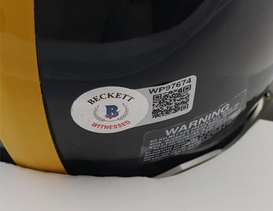 Chase Claypool “Mapletron” Signed Pittsburgh Steelers Speed Mini Helmet (Beckett Witness Certified)