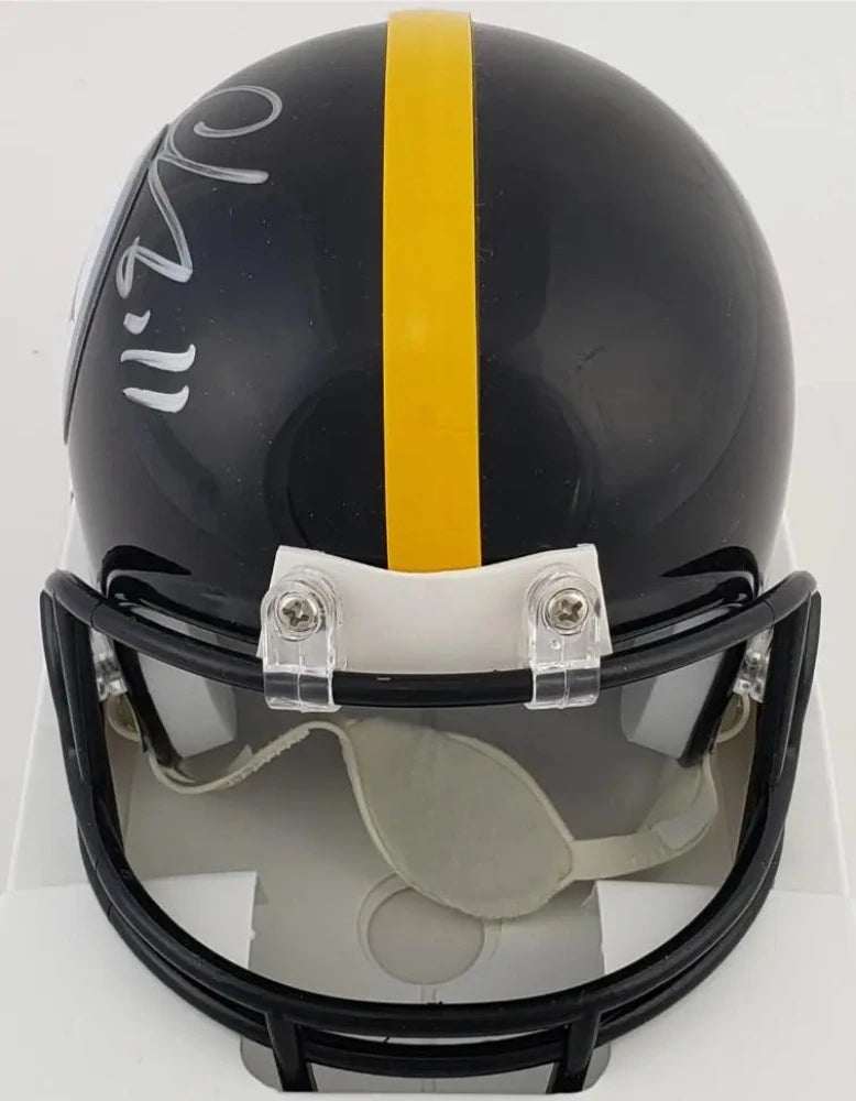 Chase Claypool Signed Pittsburgh Steelers Mini Helmet (Beckett Witness Certified)