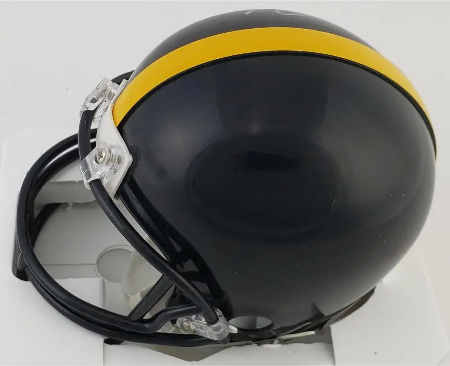 Chase Claypool Signed Pittsburgh Steelers Mini Helmet (Beckett Witness Certified)
