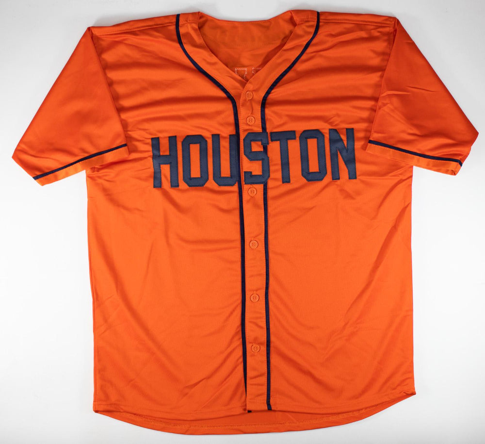 Cristian Javier "2022 WS Game 4 No Hitter" Signed Houston Astros Orange Jersey (GT Sports)