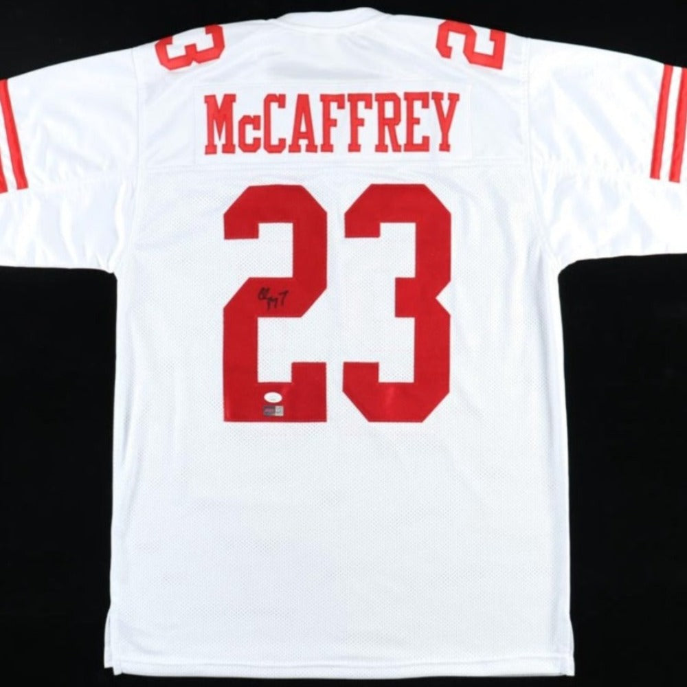 Christian McCaffrey Signed Jersey (JSA & PIA) (2)