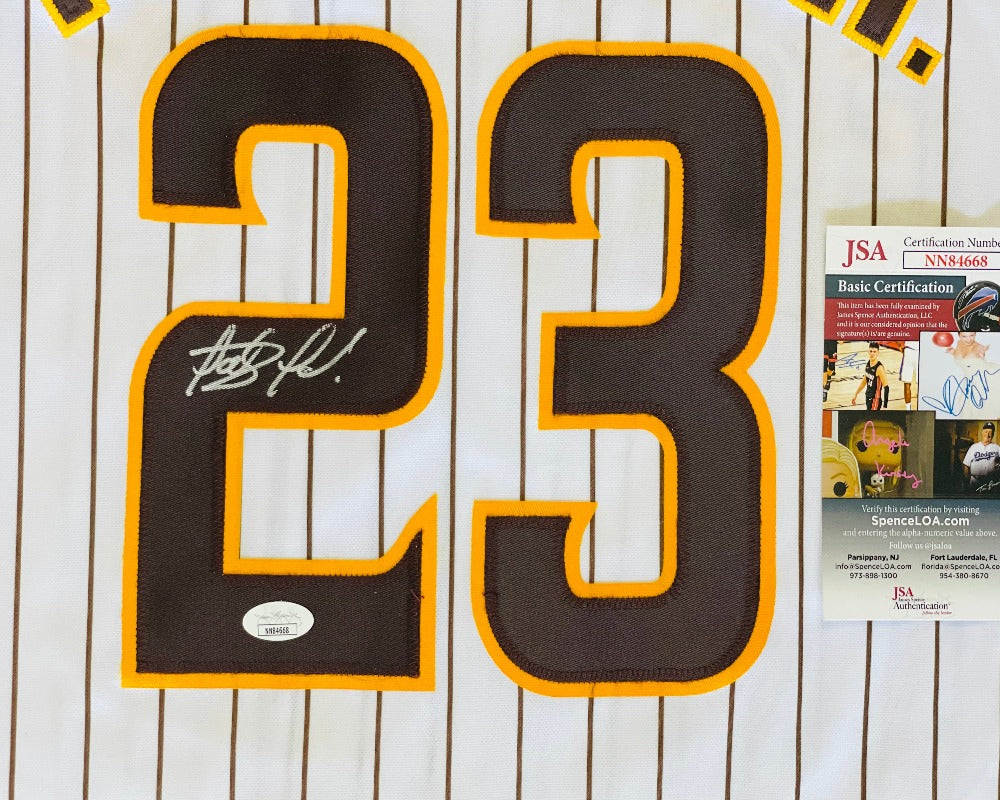 Fernando Tatis Jr. Signed White Padres Majestic Jersey (JSA)
