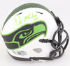 DK Metcalf Signed Seahawks Lunar Eclipse Speed Mini Helmet (Beckett)