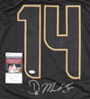 DK Metcalf Signed Black/Gold Jersey (JSA)