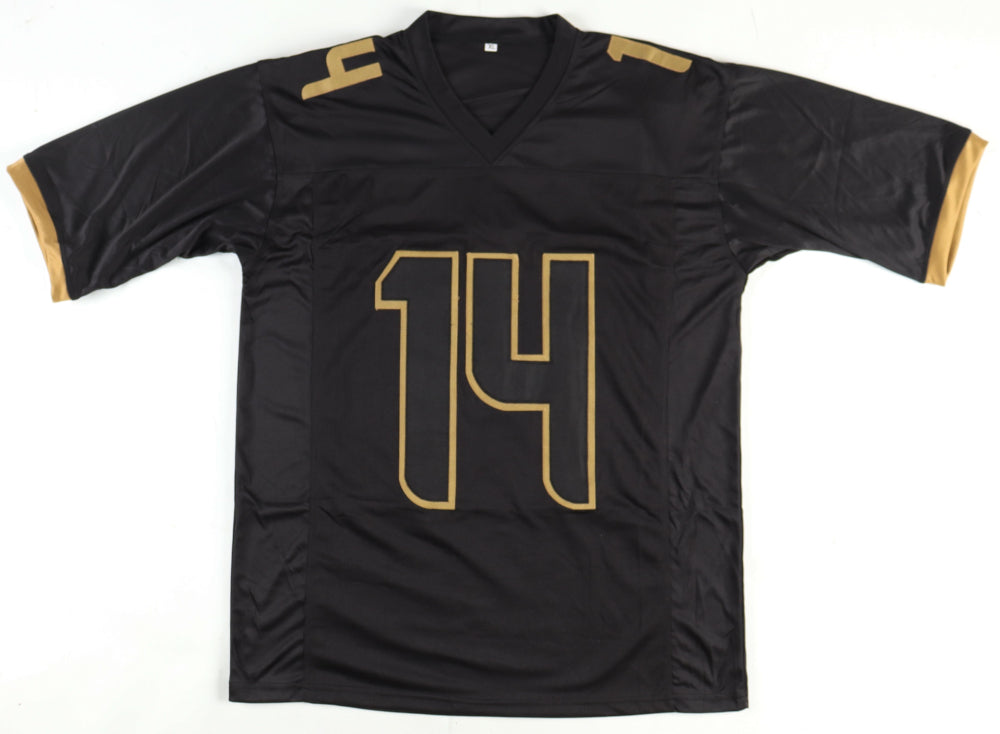 DK Metcalf Signed Black/Gold Jersey (JSA)