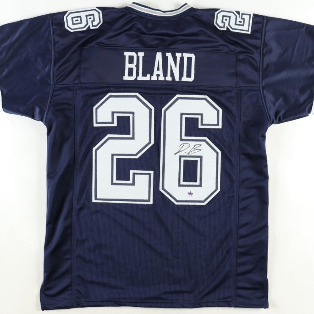 DaRon Bland Signed Dalls Cowboys Blue Jersey (Gameday)