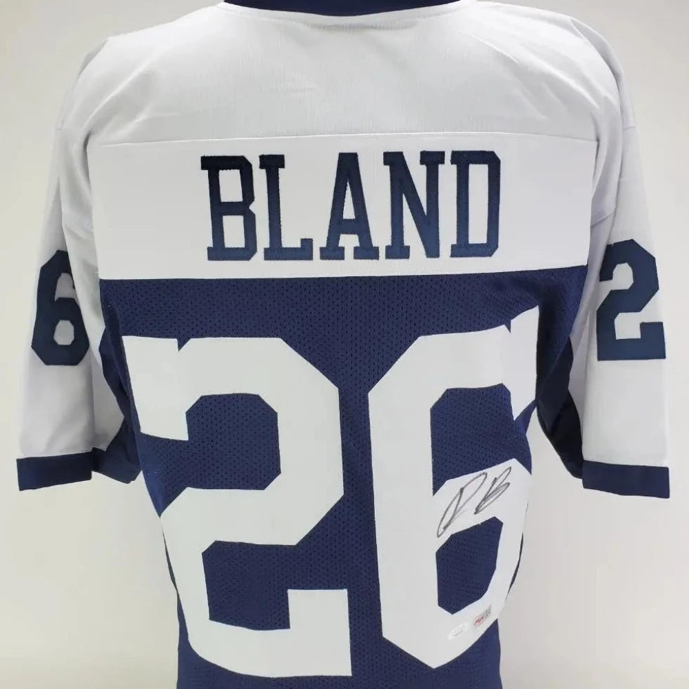 Daron Bland Signed Dallas Cowboys Blue/White Jersey (JSA COA & Players Ink)