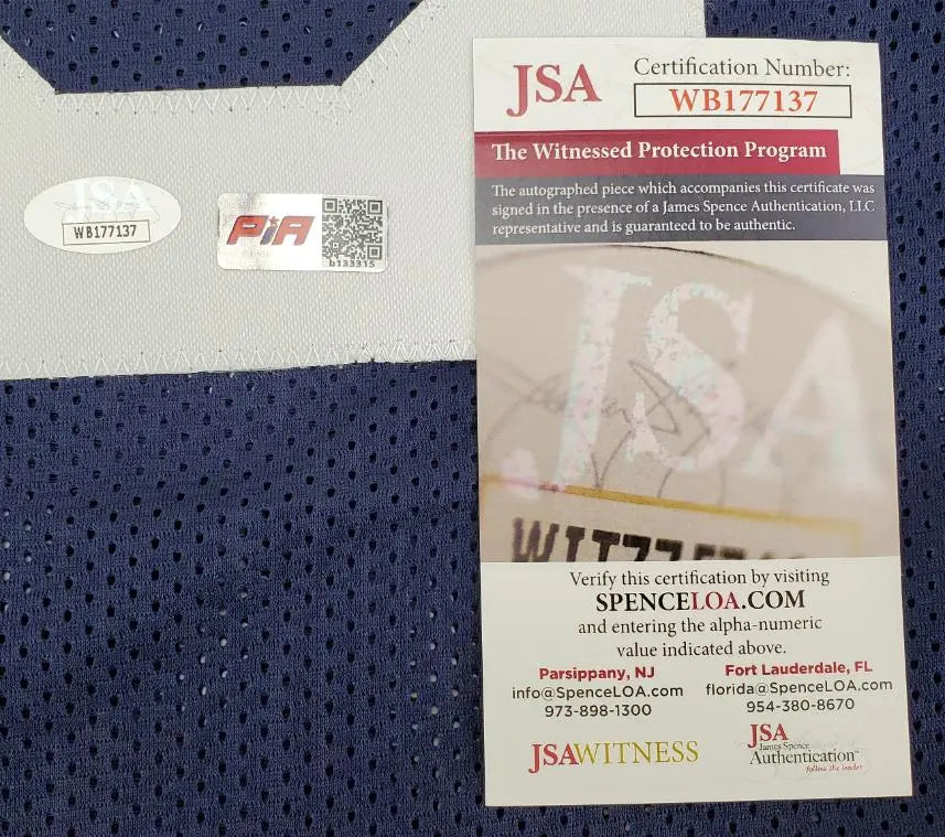 Daron Bland Signed Dallas Cowboys Blue/White Jersey (JSA COA &amp; Players Ink)