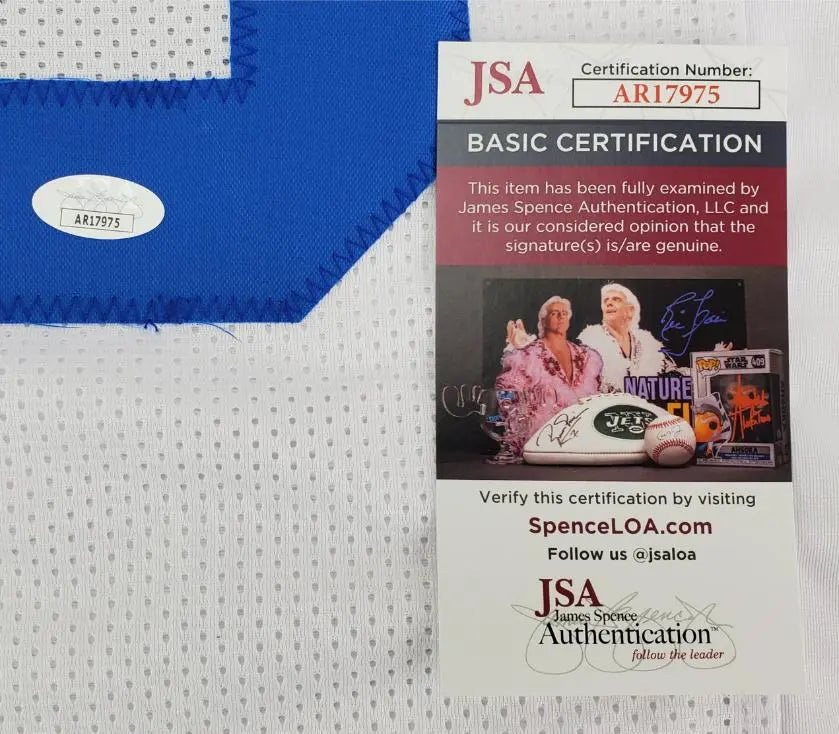 Daron Bland Signed Dallas Cowboys White Jersey (JSA COA)