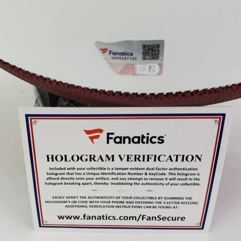 DeAndre Swift Signed Georgia Bulldogs Logo Football (Fanatics Certified)