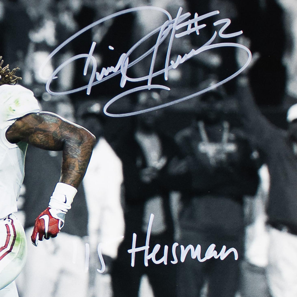 Derrick Henry Signed Alabama 16x20 Photo with "15 Heisman" (Beckett Certified)