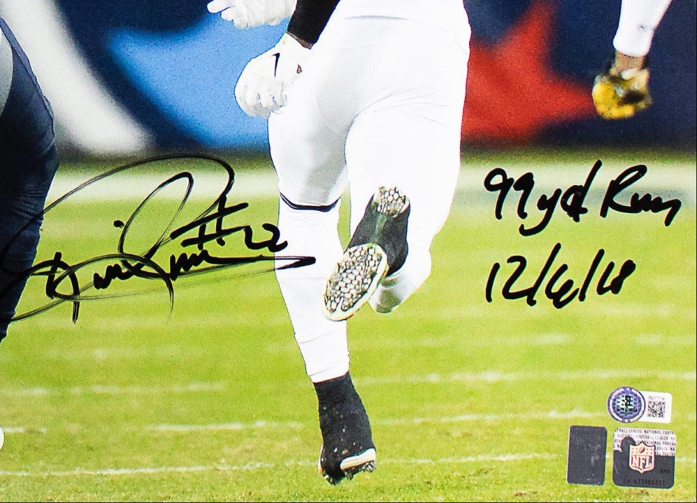 Derrick Henry Signed "99 yd Run" 16x20 Photo (Beckett Certified)
